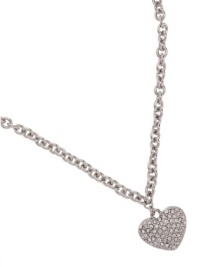 GUESS Pave Heart Necklace GUESS Pave Heart Necklace