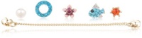 Betsey Johnson Jewels of the Sea Fish and Flower Set of 5 Stud Earrings Betsey Johnson Jewels of the Sea Fish and Flower Set of 5 Stud Earrings