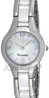 FMD Mother of Pearl Veneer Dial Brass and Ceramic Ladies Watch ZRT90001 FMD Mother of Pearl Veneer Dial Brass and Ceramic Ladies Watch ZRT90001