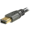 Tripp Lite F005-006 IEEE 1394 6 Pin/6 Pin 6-Feet Firewire Gold Cable