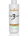 Lipogaine Big 3 Shampoo for Hair Loss/ Thinning Hair (8 oz Professional Formula 1% Ketoconazole Mild Shampoo Enhanced with Biotin, Saw Palmetto, Emu Oil)