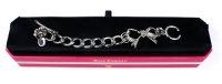 Juicy Couture Pave Bow Silver tone Starter Bracelet Juicy Couture Pave Bow Silver tone Starter Bracelet