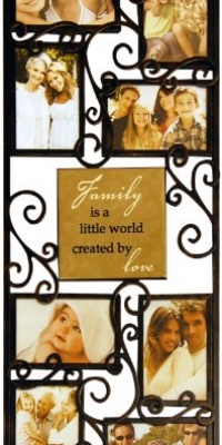 New View Family Metal Framed Art Tile Collage Frame