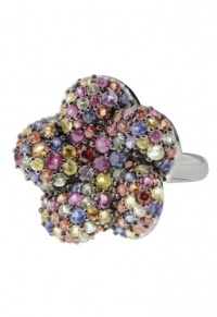 Effy Jewlery Balissima Splash Multi Sapphire Flower Ring, 3.78 TCW Ring size 7 Effy Jewlery Balissima Splash Multi Sapphire Flower Ring, 3.78 TCW Ring size 7