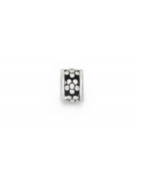 Let your garden grow. This pretty bead features flowers etched in sterling silver. Donatella is a playful collection of charm bracelets and necklaces that can be personalized to suit your style! Available exclusively at Macy's. Let your garden grow. This pretty bead features flowers etched in sterling silver. Donatella is a playful collection of charm bracelets and necklaces that can be personalized to suit your style! Available exclusively at Macy's.