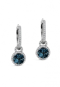 Effy Jewlery Pave Classica Bella Bleu Diamond Earrings, 1.23 TCW Effy Jewlery Pave Classica Bella Bleu Diamond Earrings, 1.23 TCW