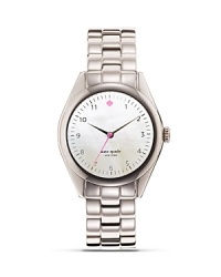 Make this stainless steel stunner from kate spade new york a go-to to add practicality to your portfolio. This watch boasts a polished look, so wear it to finish crisp, tailored styles. Make this stainless steel stunner from kate spade new york a go-to to add practicality to your portfolio. This watch boasts a polished look, so wear it to finish crisp, tailored styles.
