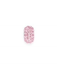 Look prettiest in pink with this beautiful bead. Crafted with Swarovski Elements. Donatella is a playful collection of charm bracelets and necklaces that can be personalized to suit your style! Available exclusively at Macy's. Look prettiest in pink with this beautiful bead. Crafted with Swarovski Elements. Donatella is a playful collection of charm bracelets and necklaces that can be personalized to suit your style! Available exclusively at Macy's.