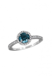 Effy Jewlery Pave Classica Bella Bleu Diamond Halo Ring, 0.95 TCW Ring size 7 Effy Jewlery Pave Classica Bella Bleu Diamond Halo Ring, 0.95 TCW Ring size 7