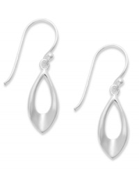 Sleek elegant drops. Giani Bernini's smooth teardrop earrings feature an open-cut design in sterling silver. Approximate drop: 1 inch. Sleek elegant drops. Giani Bernini's smooth teardrop earrings feature an open-cut design in sterling silver. Approximate drop: 1 inch.