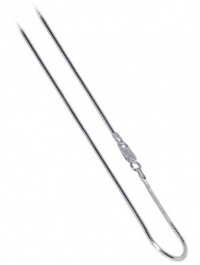 SN030DC Nickel Free Italian Sterling Silver 1mm Snake Chain Necklace SN030DC Nickel Free Italian Sterling Silver 1mm Snake Chain Necklace