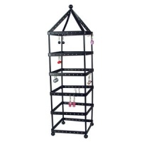 Christmas Gift: 108 Pairs Tower Metal Black Color Earring Holder / Earring Tree / Earring Organizer / Earring Stand / Earring Display Christmas Gift: 108 Pairs Tower Metal Black Color Earring Holder / Earring Tree / Earring Organizer / Earring Stand / Earring Display