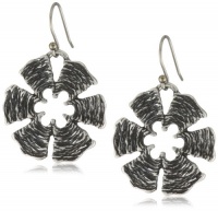 Lucky Brand Small Silver Floral Drop Earrings Lucky Brand Small Silver Floral Drop Earrings