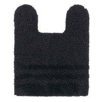 Shaw Living Penthouse Nylon Contour Bath Rug, Black Shaw Living Penthouse Nylon Contour Bath Rug, Black