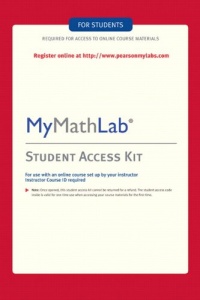 MyMathLab: Student Access Kit MyMathLab: Student Access Kit