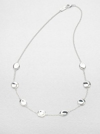 From the Scultura Collection. Organically-shaped, sterling silver beaded links on a delicate link chain. Sterling silverLength, about 16-18 adjustableLobster clasp closureImported From the Scultura Collection. Organically-shaped, sterling silver beaded links on a delicate link chain. Sterling silverLength, about 16-18 adjustableLobster clasp closureImported