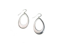 Silver Teardrop Earrings