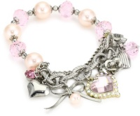 Betsey Johnson Holiday Boxed Crystal Heart Half Stretch Bracelet Betsey Johnson Holiday Boxed Crystal Heart Half Stretch Bracelet