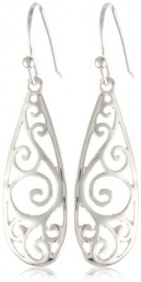 Sterling Silver Filigree Teardrop Earrings Sterling Silver Filigree Teardrop Earrings