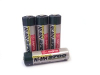 Sanyo 2,700 mAh AA NiMH Rechargeable Batteries-4-Pack Sanyo 2,700 mAh AA NiMH Rechargeable Batteries-4-Pack