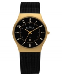 This handsome watch from Skagen Denmark never misses a beat with stylish accuracy.