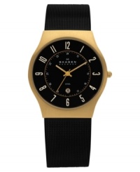 This handsome watch from Skagen Denmark never misses a beat with stylish accuracy. This handsome watch from Skagen Denmark never misses a beat with stylish accuracy.
