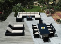 Genuine Amazing Ohana Outdoor Sectional Sofa, Dining and Chaise Lounge Wicker Patio Furniture Set (20 PC set) with Free Patio Cover Genuine Amazing Ohana Outdoor Sectional Sofa, Dining and Chaise Lounge Wicker Patio Furniture Set (20 PC set) with Free Patio Cover