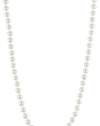 14k Gold 7-7.5mm White or Black Akoya Cultured Pearl Necklace