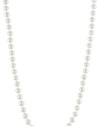 14k Gold 7-7.5mm White or Black Akoya Cultured Pearl Necklace