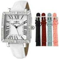 Invicta Women's 11729 Wildflower Diamond Accented Interchangeable Leather Strap Watch Set Invicta Women's 11729 Wildflower Diamond Accented Interchangeable Leather Strap Watch Set