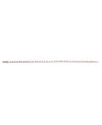 Cultivate style with continuous sparkle. This CRISLU tennis bracelet features round-cut cubic zirconia (5 ct. t.w.) set in sterling silver with a platinum finish. Approximate length: 7 inches. Cultivate style with continuous sparkle. This CRISLU tennis bracelet features round-cut cubic zirconia (5 ct. t.w.) set in sterling silver with a platinum finish. Approximate length: 7 inches.