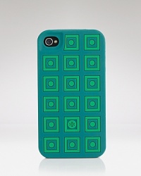 It's totally hip to be square. With a geometric design, Tory Burch's silicone iPhone cover makes a playful yet practical case for the brand's NYC-bred style. It's totally hip to be square. With a geometric design, Tory Burch's silicone iPhone cover makes a playful yet practical case for the brand's NYC-bred style.