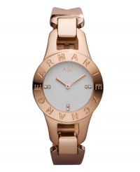 Fashion worth flaunting: a watch by AX Armani Exchange. Fashion worth flaunting: a watch by AX Armani Exchange.