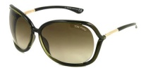 Tom Ford Raquel FT0076 Sunglasses - U45 Shaded Black Olive Green (Gradient Olive Green Lens) - 63mm Tom Ford Raquel FT0076 Sunglasses - U45 Shaded Black Olive Green (Gradient Olive Green Lens) - 63mm