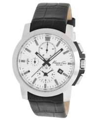 Black and white taken to a stylish new level: a watch by Kenneth Cole New York. Black and white taken to a stylish new level: a watch by Kenneth Cole New York.