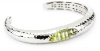 Roberto Coin Fifth Season Silver Hammered Lemon Quartz Bangle Bracelet Roberto Coin Fifth Season Silver Hammered Lemon Quartz Bangle Bracelet