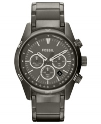 This Sport Chronograph watch from Fossil features a masculine design that works with casual and business attire. This Sport Chronograph watch from Fossil features a masculine design that works with casual and business attire.