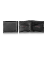 Soft, full-grain Napa leather brings a luxurious touch to your every day with this superior double bi-fold wallet from Tumi. Soft, full-grain Napa leather brings a luxurious touch to your every day with this superior double bi-fold wallet from Tumi.