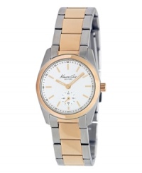 A chic mini watch with rosy hues by Kenneth Cole New York. A chic mini watch with rosy hues by Kenneth Cole New York.