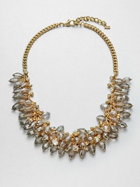 From the Starlight Collection. A beautifully faceted style in a chic cluster design. GlassGoldtoneLength, about 18Lobster clasp closureImported From the Starlight Collection. A beautifully faceted style in a chic cluster design. GlassGoldtoneLength, about 18Lobster clasp closureImported