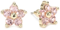 Betsey Johnson Iconic Fabulous Fuchsia Small Crystal Flower Stud Earrings Betsey Johnson Iconic Fabulous Fuchsia Small Crystal Flower Stud Earrings