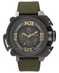 Street artist Mister Cartoon has teamed up with Diesel to create this limited edition chronograph watch. Includes numbered etching and special packaging. Street artist Mister Cartoon has teamed up with Diesel to create this limited edition chronograph watch. Includes numbered etching and special packaging.