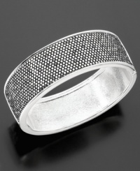 Betsey Johnson's glam cuff bracelet adds the perfect touch of rock n' roll to your look. Approximate diameter: 2-1/4 inches. Betsey Johnson's glam cuff bracelet adds the perfect touch of rock n' roll to your look. Approximate diameter: 2-1/4 inches.