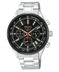 When you absolutely have to be on time: a precise chronograph watch from Seiko. When you absolutely have to be on time: a precise chronograph watch from Seiko.
