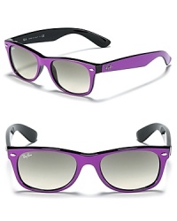 Ray-Ban's classic wayfarer gets an update with sleek, smaller frames. Ray-Ban's classic wayfarer gets an update with sleek, smaller frames.
