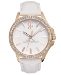 Travel the world with this always-chic Jetsetter watch from Juicy Couture. Travel the world with this always-chic Jetsetter watch from Juicy Couture.