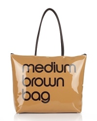 Carry all your essentials in Bloomingdale's style with this PVC tote printed with our signature block lettering. Double shoulder straps. Top-zip closure. Carry all your essentials in Bloomingdale's style with this PVC tote printed with our signature block lettering. Double shoulder straps. Top-zip closure.