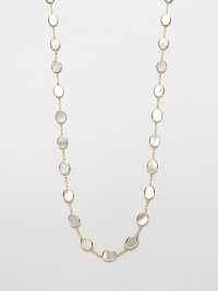 From the Polished Rock Candy® Collection. Luminous mother-of-pearl set in radiant 18k gold in a long link chain design. 18k goldMother-of-pearlLength, about 26Lobster clasp closureImported From the Polished Rock Candy® Collection. Luminous mother-of-pearl set in radiant 18k gold in a long link chain design. 18k goldMother-of-pearlLength, about 26Lobster clasp closureImported