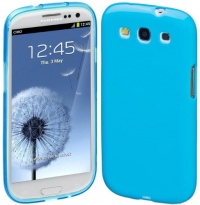 Cimo Gloss Back Flexible TPU Cover Case for Samsung Galaxy S III S3, Blue Cimo Gloss Back Flexible TPU Cover Case for Samsung Galaxy S III S3, Blue
