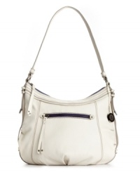 Crafted from a luxurious leather, this bucket bag from The Sak is a modern girl essential. A take-anywhere design with polished hardware and conveniently placed pockets. Crafted from a luxurious leather, this bucket bag from The Sak is a modern girl essential. A take-anywhere design with polished hardware and conveniently placed pockets.